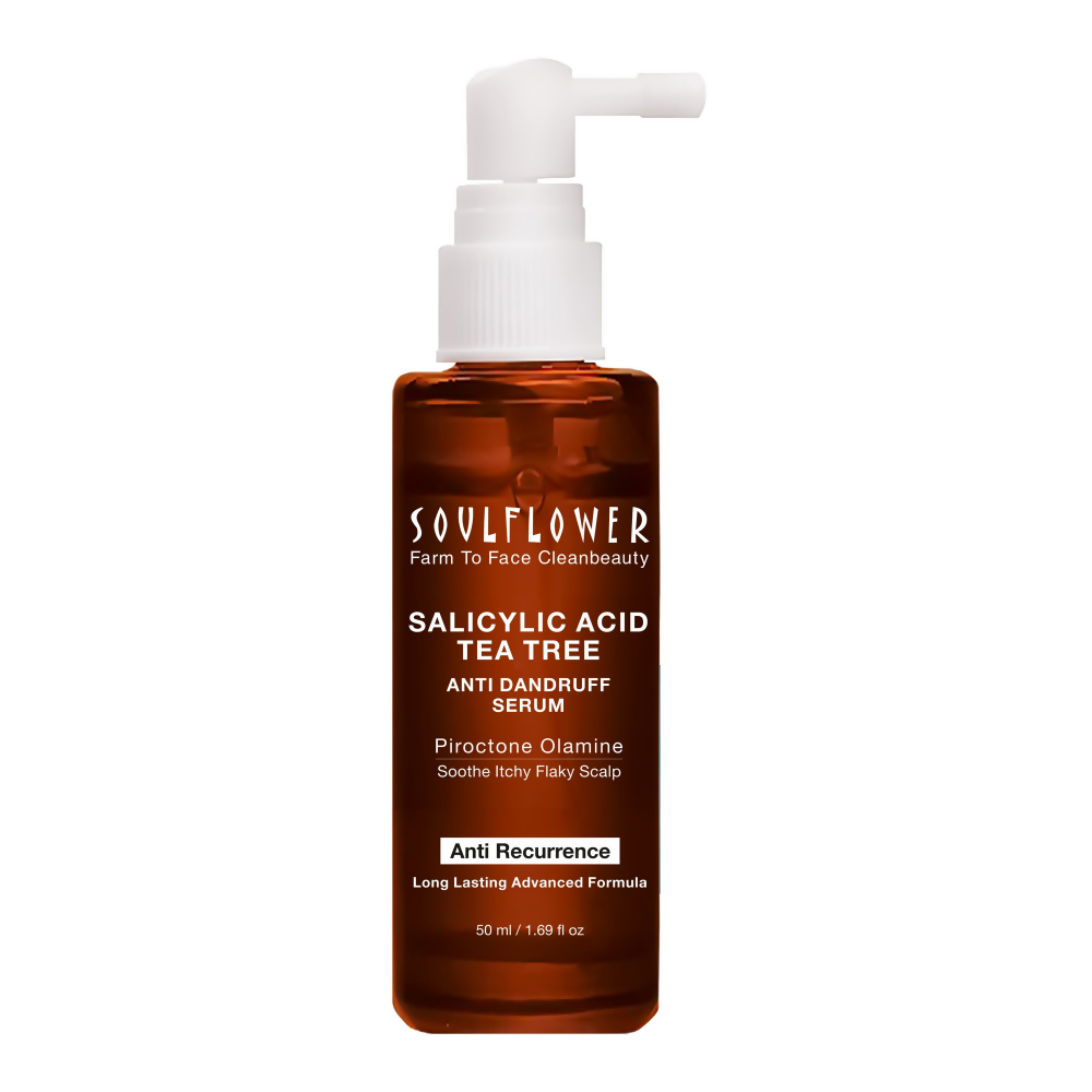 Soulflower Anti Dandruff Hair Serum with Salicylic acid | Grocsy