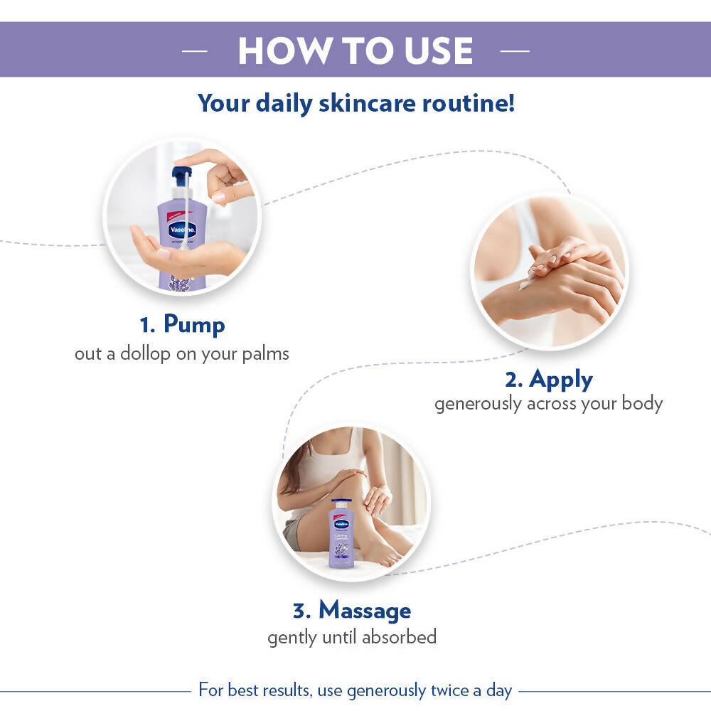 Vaseline Calming Lavender Body Lotion | Grocsy