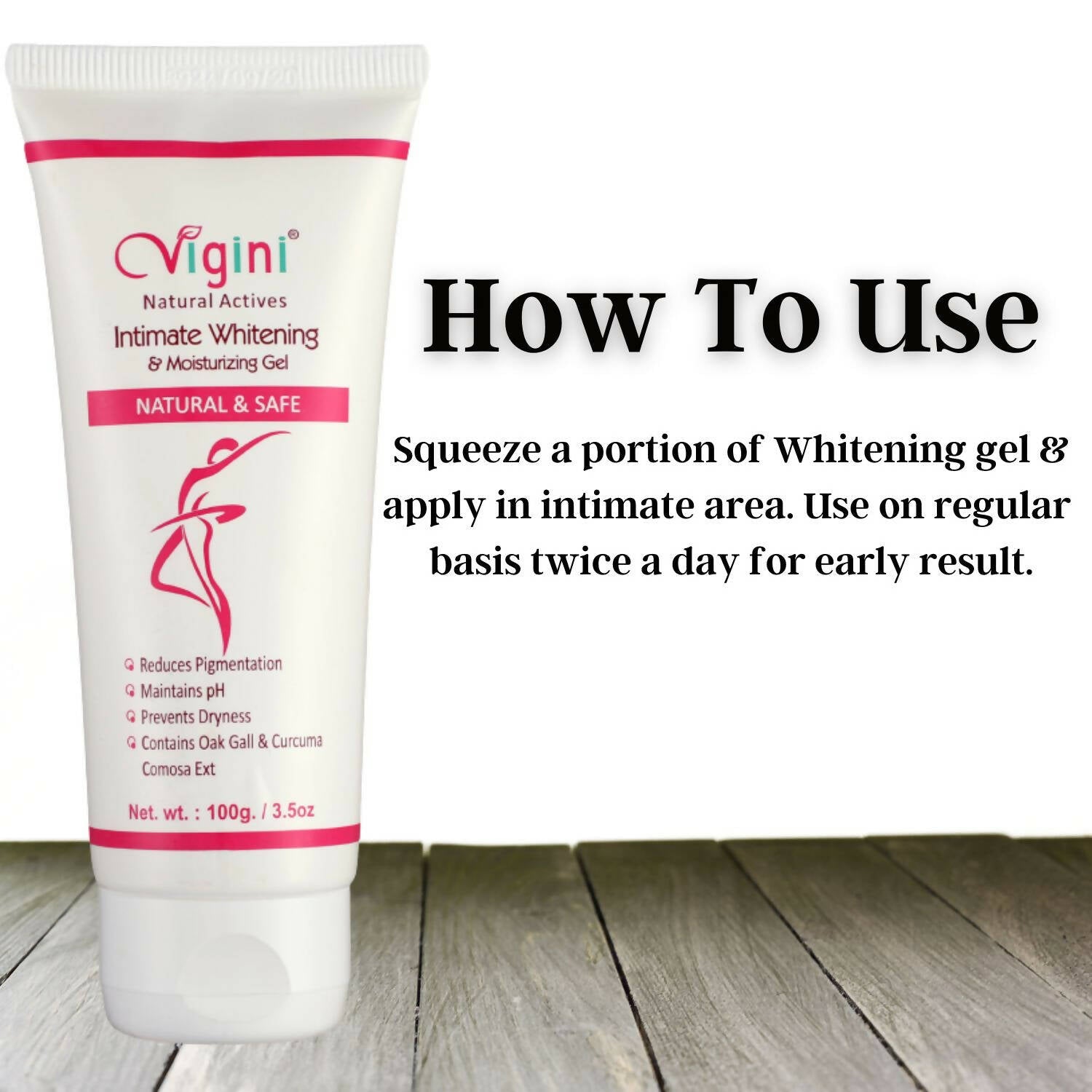 Vigini Natural Actives Vaginal Intimate Whitening Lightening Moisturizer Gel | Grocsy