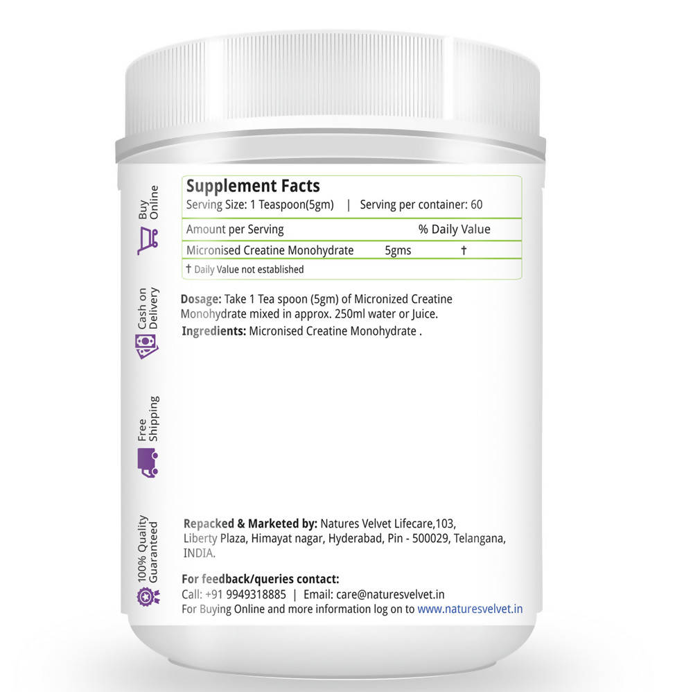 Nature's Velvet Creatine Powder | Grocsy