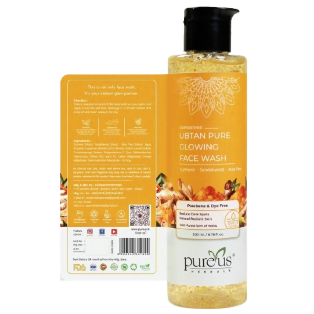 Pureus Herbals Somashree Ubtan Face Wash | Grocsy