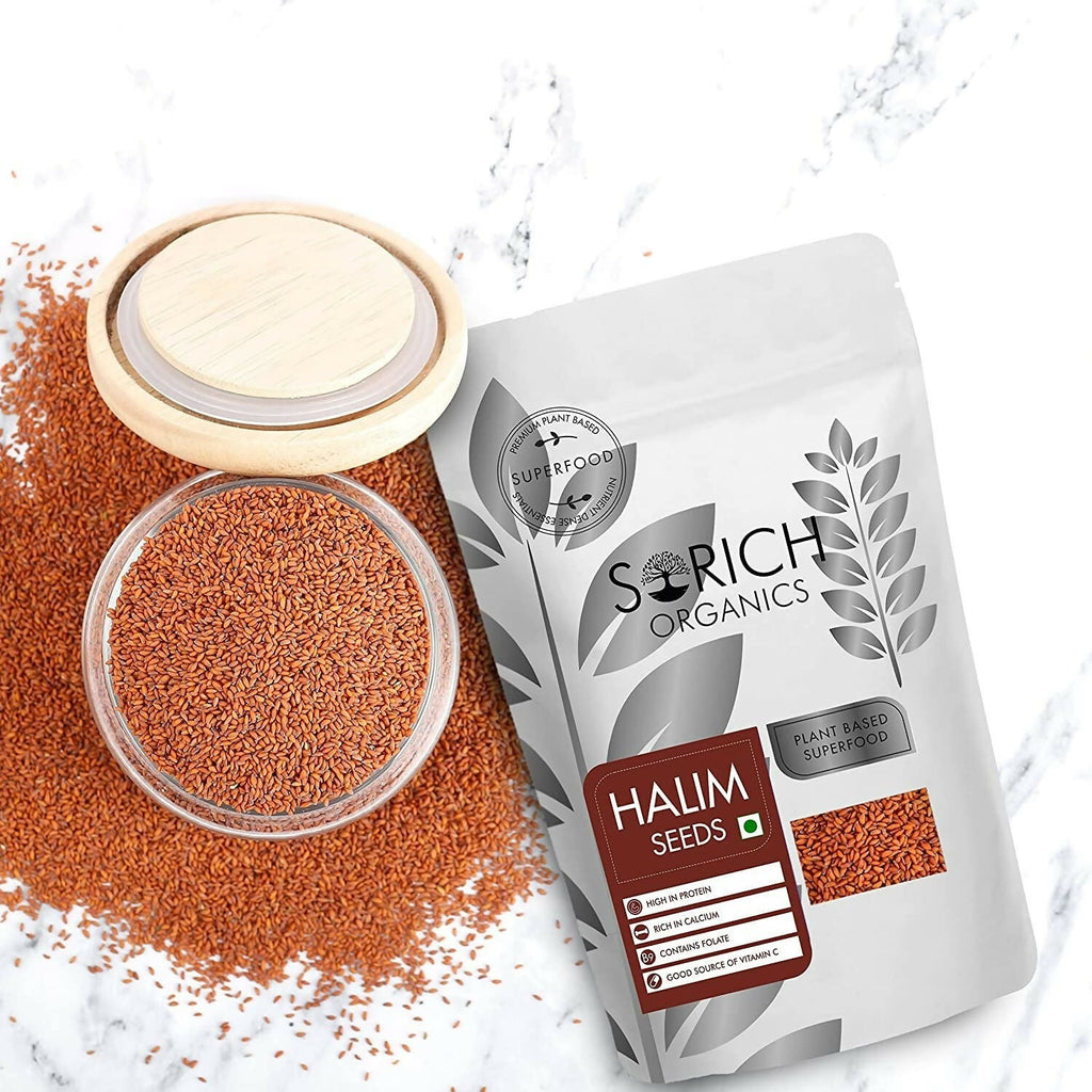 Sorich Organics Raw Halim Seeds (Aliv Seeds) - Whole Natural | Grocsy
