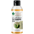 Bliss of Earth 100% Pure Organic Sesame Oil | Grocsy
