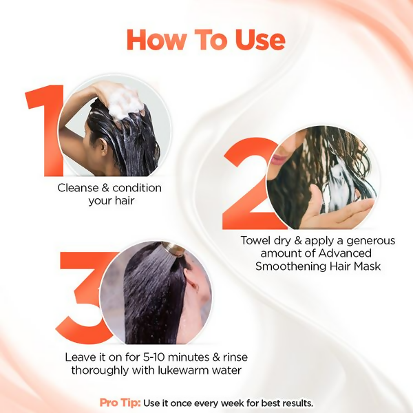 BBlunt Advanced Smoothening Keratin Hair Mask with Keratin & Hyaluronic Acid | Grocsy