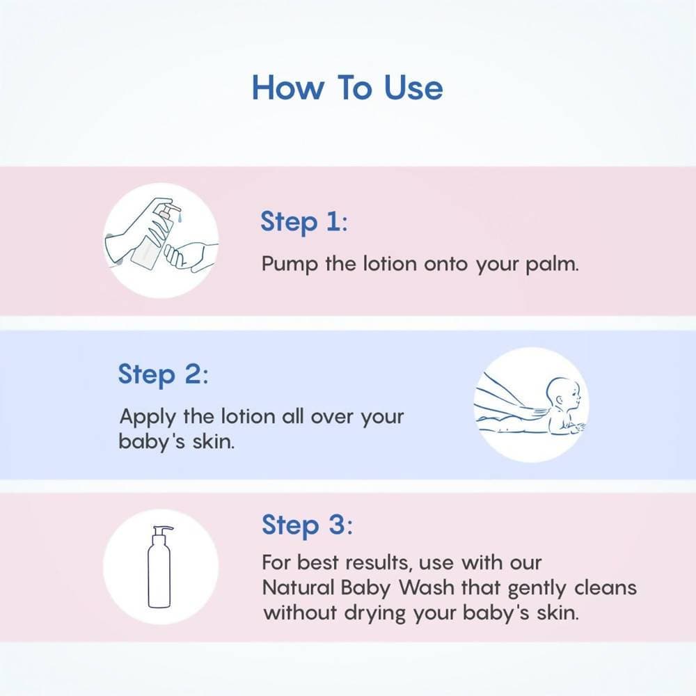The Moms Co Natural Baby Lotion, Nourishing Shea Butter & Avocado Oil to Deeply Moisturize the Skin | Grocsy