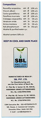 SBL Homeopathy Drops No. 4 (For BP) | Grocsy