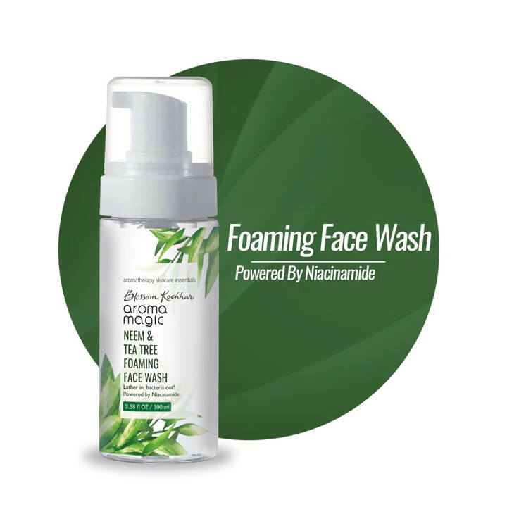 Blossom Kochhar Aroma Magic Neem & Tea Tree Foaming Face Wash | Grocsy