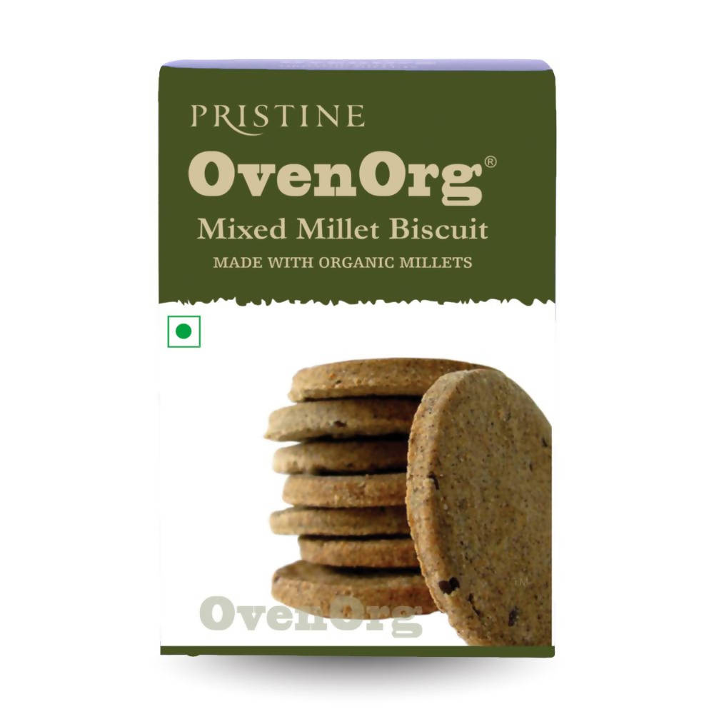 Pristine OvenOrg Mixed Millet Biscuits | Grocsy