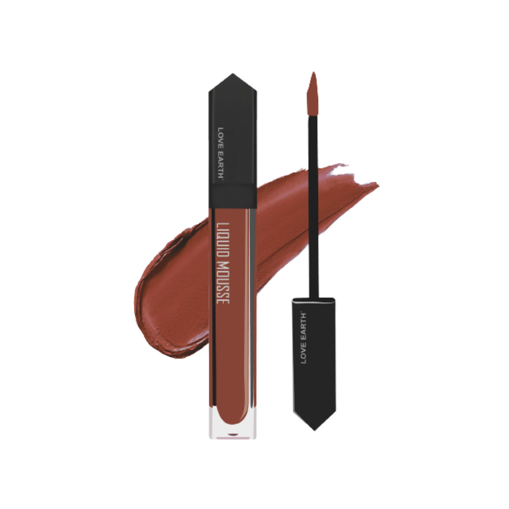 Love Earth Liquid Mousse Lipstick - Spanish Coffee | Grocsy