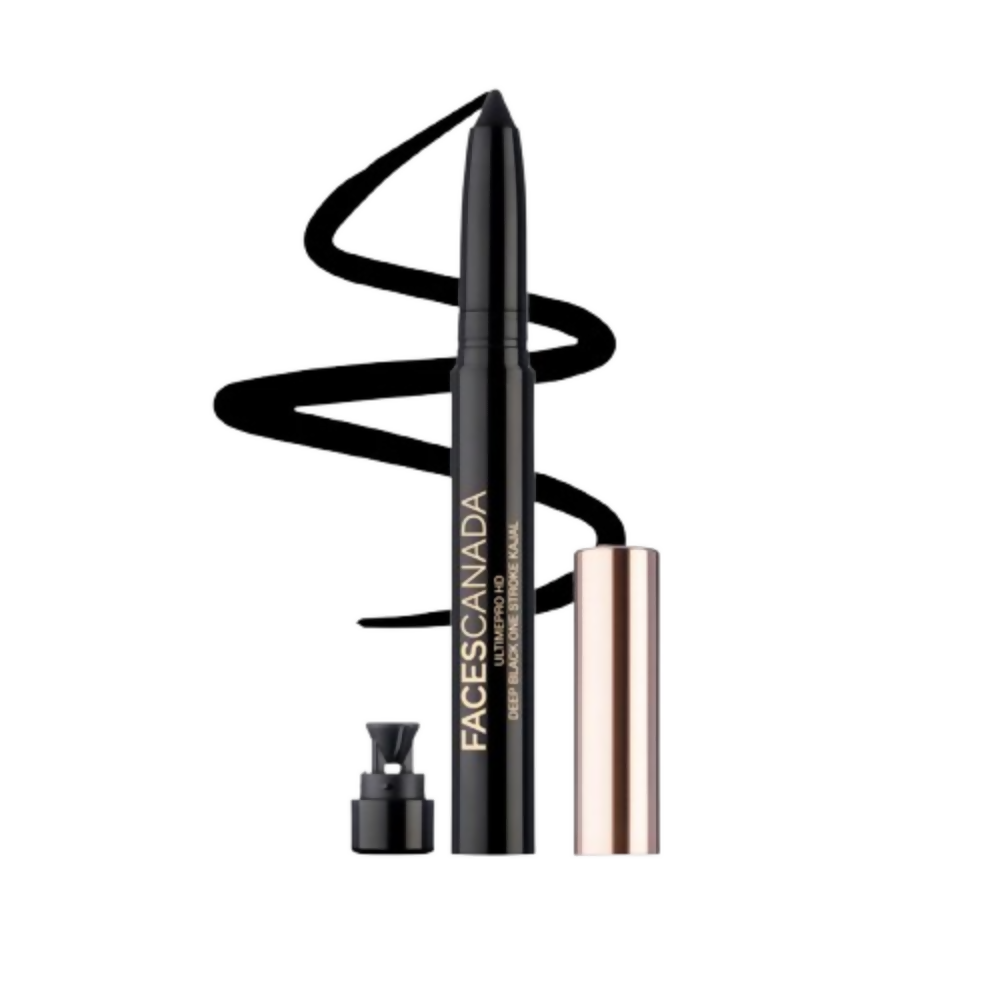 Faces Canada Ultime Pro HD Deep Black One Stroke Kajal | Grocsy