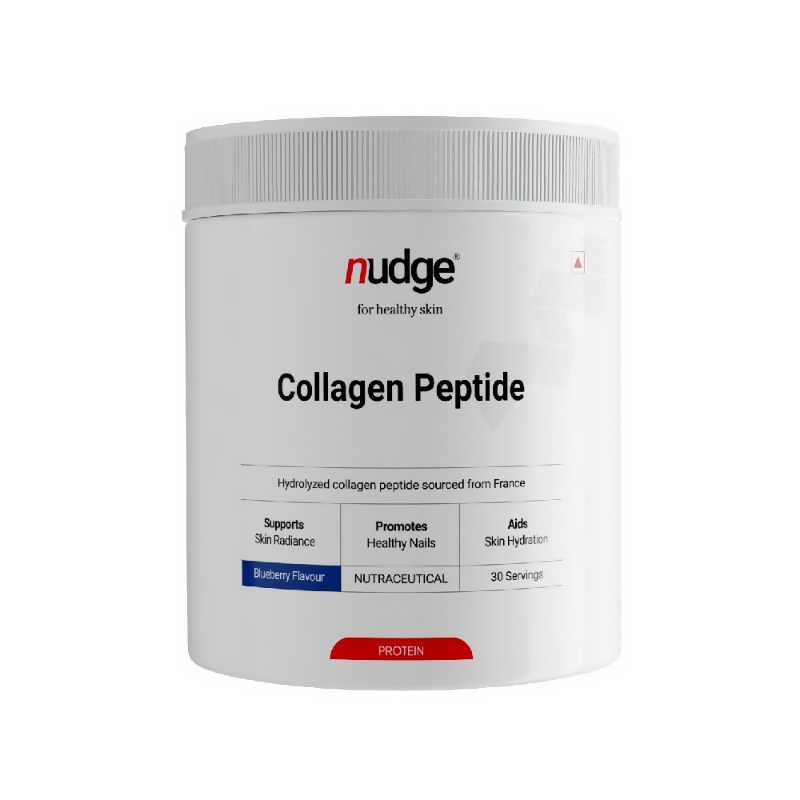 Nudge Collagen Peptide Blueberry Flavour Protein Powder | Grocsy