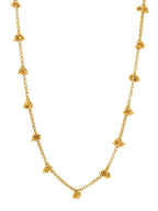Brass Antique Polish Necklace - Ruby Raang | Grocsy
