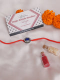 Designer kundan Rakhi - Ruby Raang | Grocsy