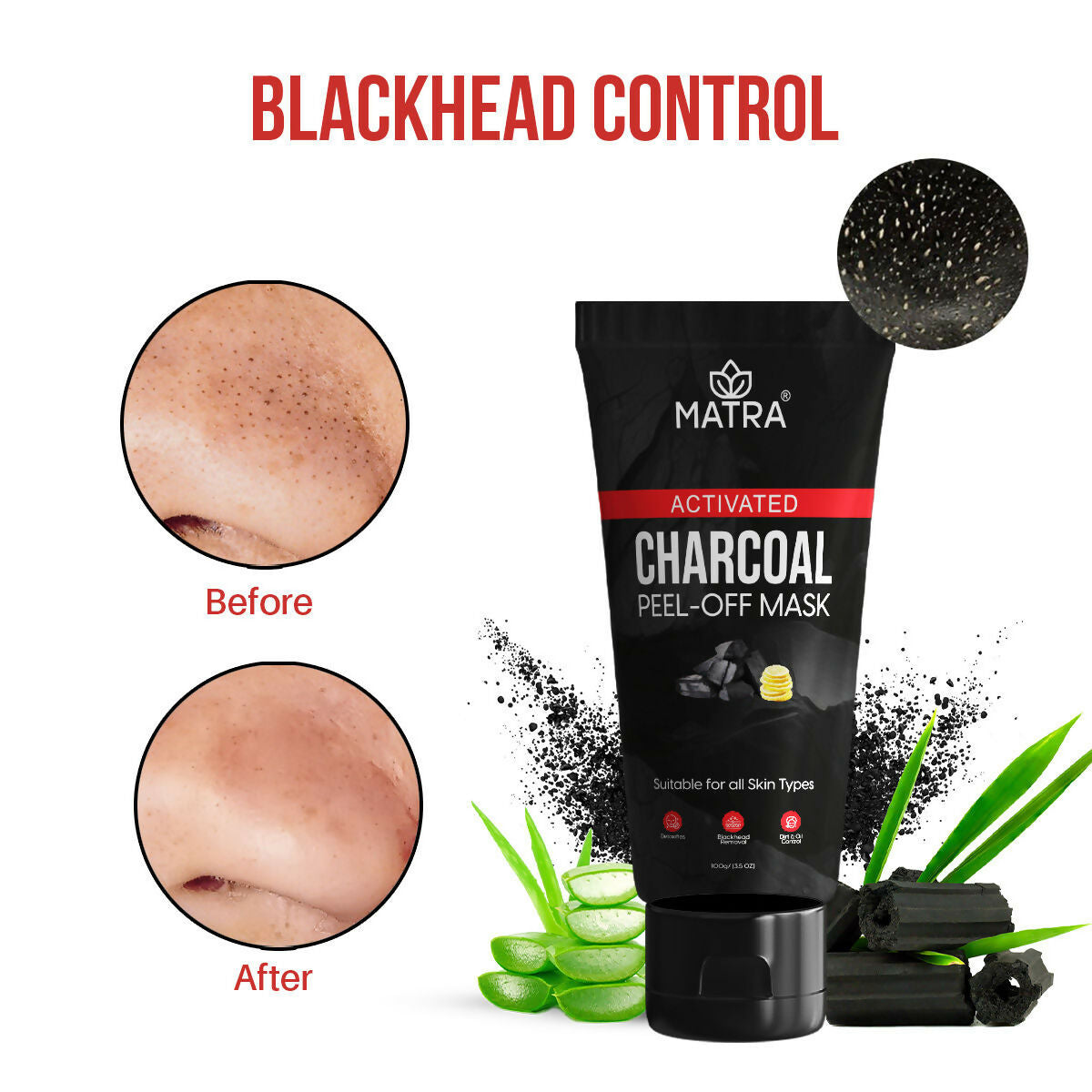 Matra Activated Charcoal Peel Off Black Mask | Grocsy