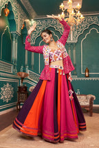 AI Fashion Multi Color Viscose Rayon Designer Navratri Lehenga Choli Collection | Grocsy