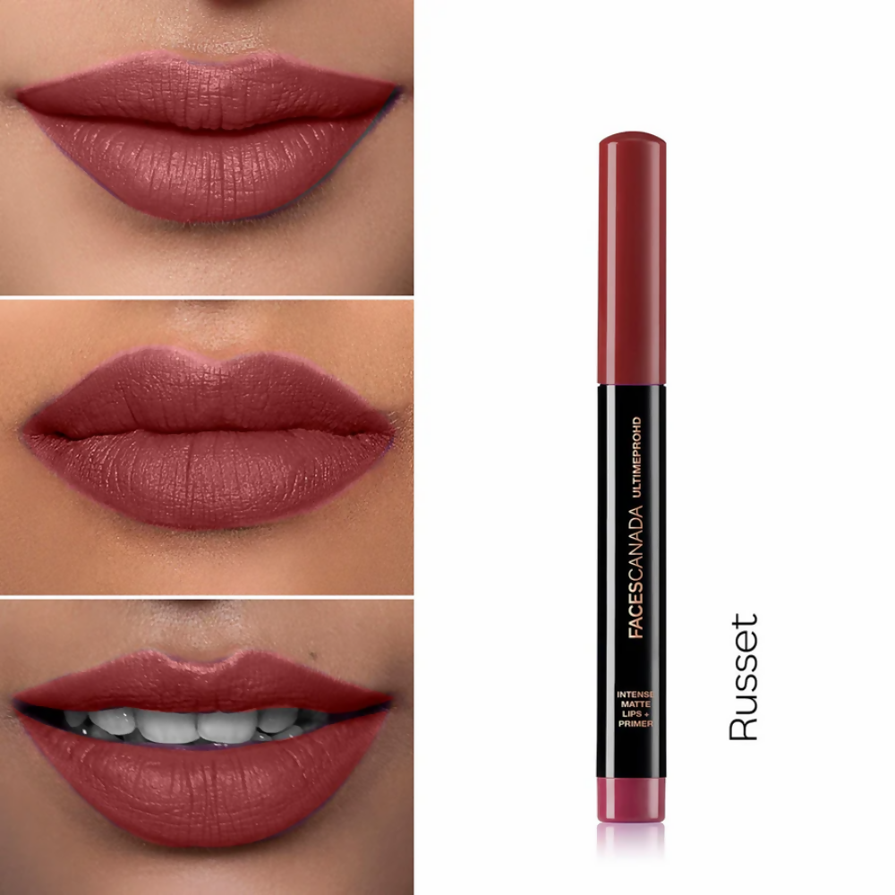Faces Canada Ultime Pro HD Intense Matte Lips + Primer - Russet 29 | Grocsy