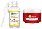 Garnier Bright Complete Vitamin C Serum And Wrinkle Lift Anti Ageing Cream | Grocsy