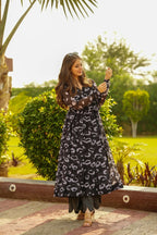 Aayaa Georgette Suit With Heavy Digital Print - Multi Color | Grocsy