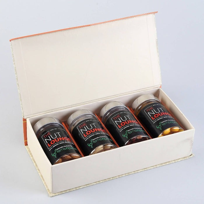 Bhaiya Bhabhi Luxury Rakhi Set & Assorted Delights Combo Pack | Grocsy