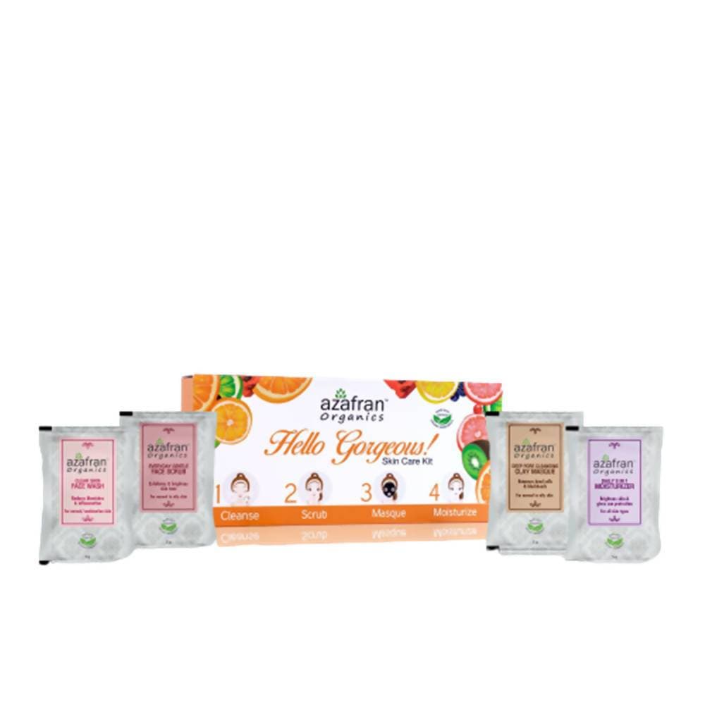Azafran Organics Hello Gorgeous Skin Care Kit | Grocsy