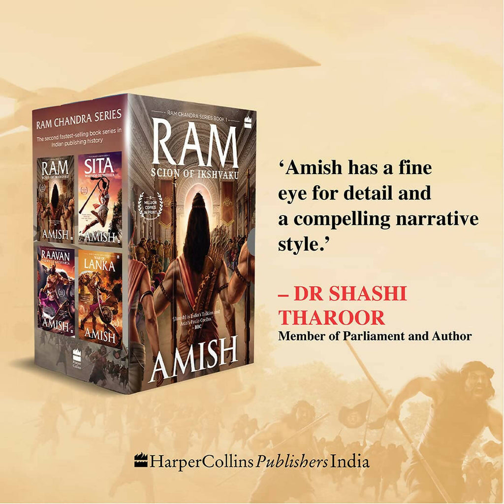 The Ram Chandra Series: Boxset of 4 Books by Amish Tripathi | Grocsy