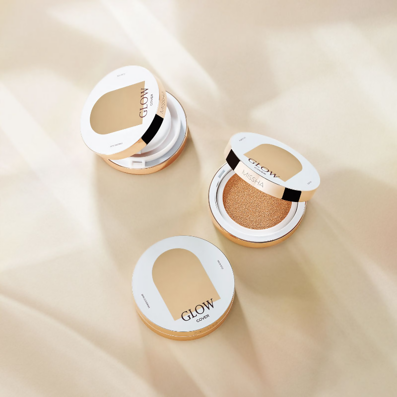 Missha Glow Cushion Light No.21P Fair SPF 37 PA+++ | Grocsy