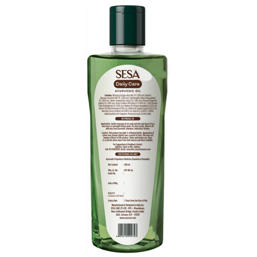 Sesa Daily Care Ayurvedic Oil | Grocsy