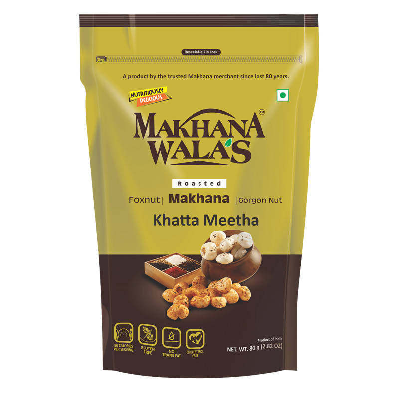 Makhanawala's Roasted Makhana Khatta Meetha | Grocsy