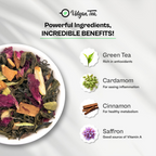 Udyan Tea Kashmiri Saffron Kahwa Green Tea | Grocsy