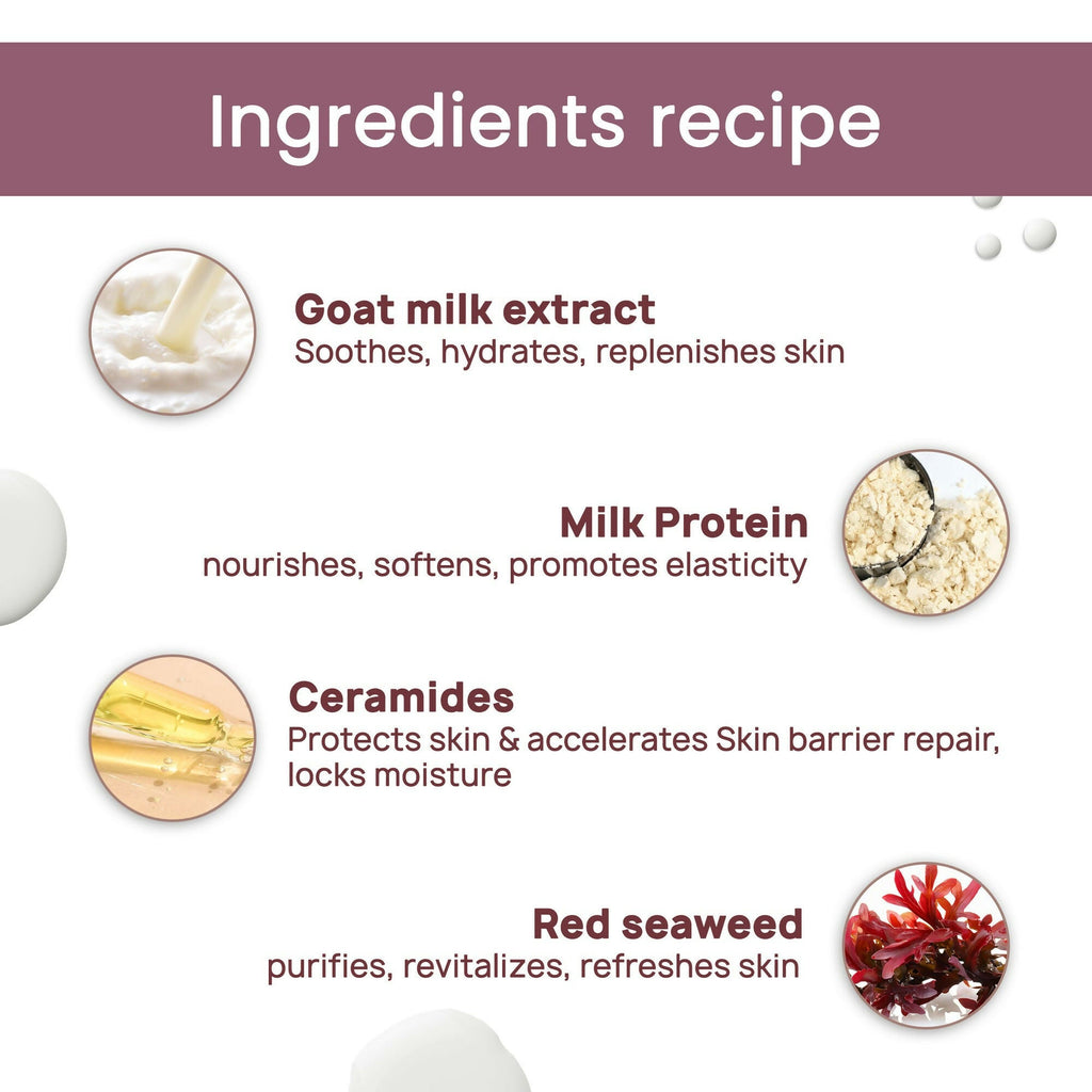 Good Vibes Skin Repair Milk Night Cream with 100% Pure Raw Goat Milk | Grocsy