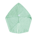 Nykaa Naturals Microfiber Hair Wrap for Frizz Free & Shiny Hair - Green | Grocsy