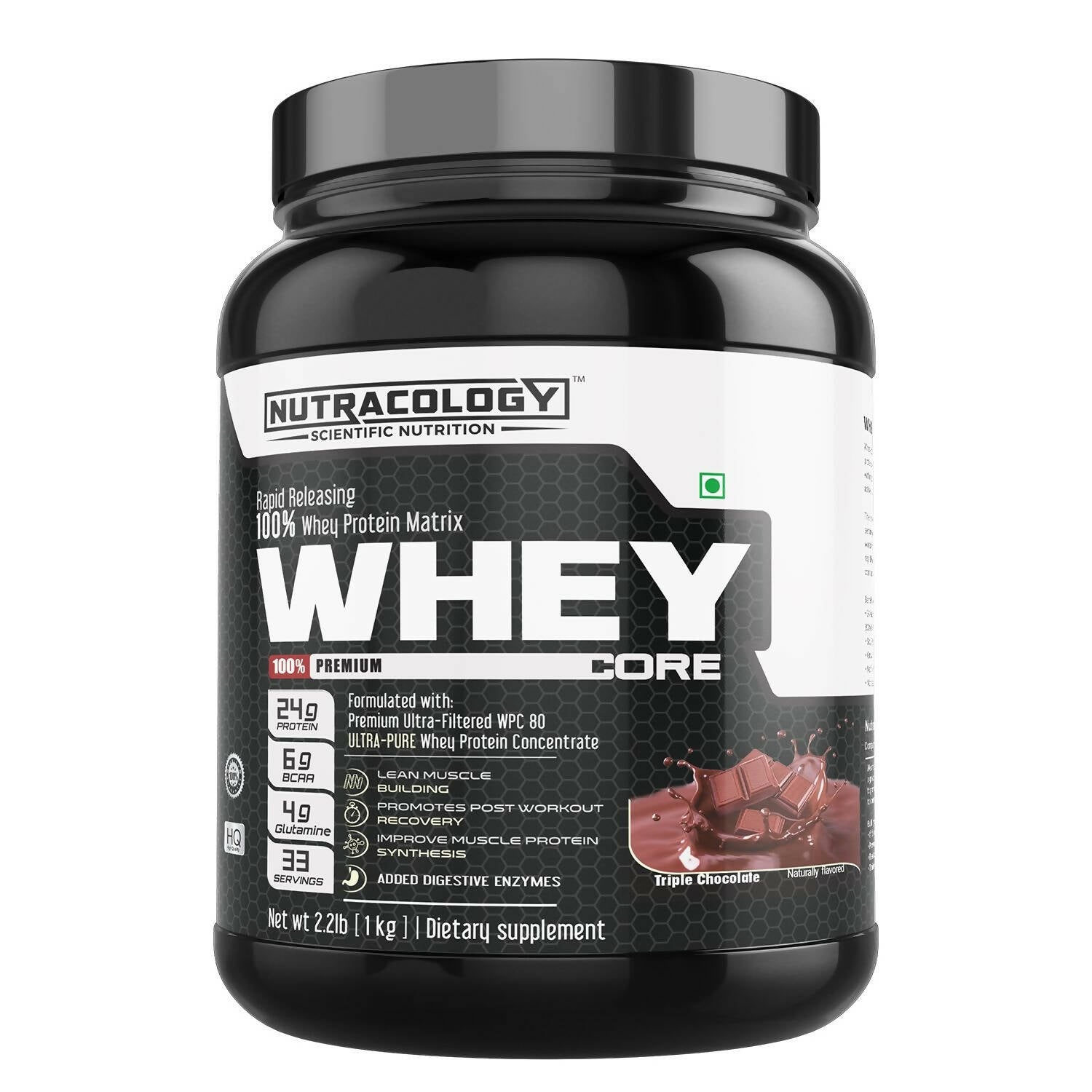 Nutracology Whey Core Whey Protein For Muscle Strength & Stamina | Grocsy