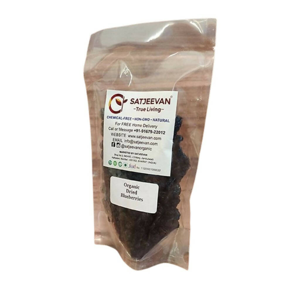 Satjeevan Organic Dried Blueberries | Grocsy
