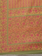 Yufta Yellow Printed kurta with Trouser Dupatta Set | Grocsy