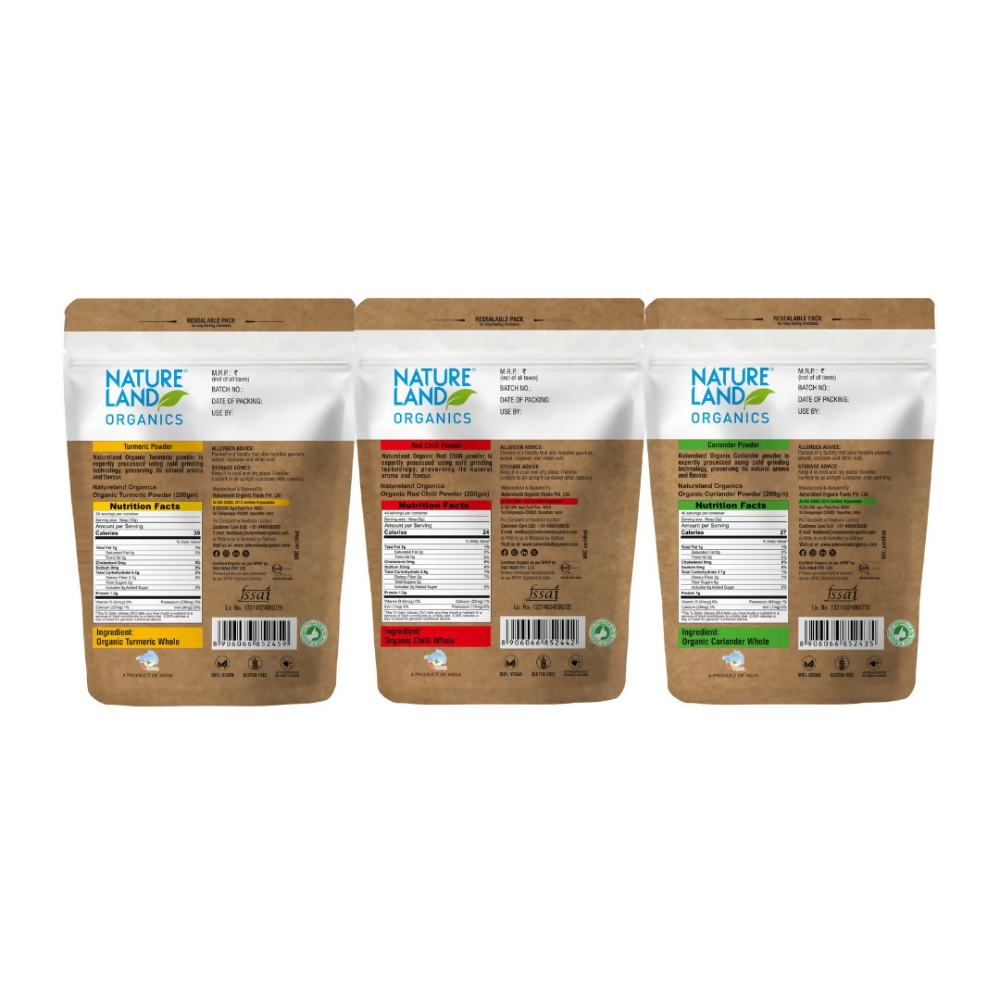 Nature Land Organics Spices | Grocsy