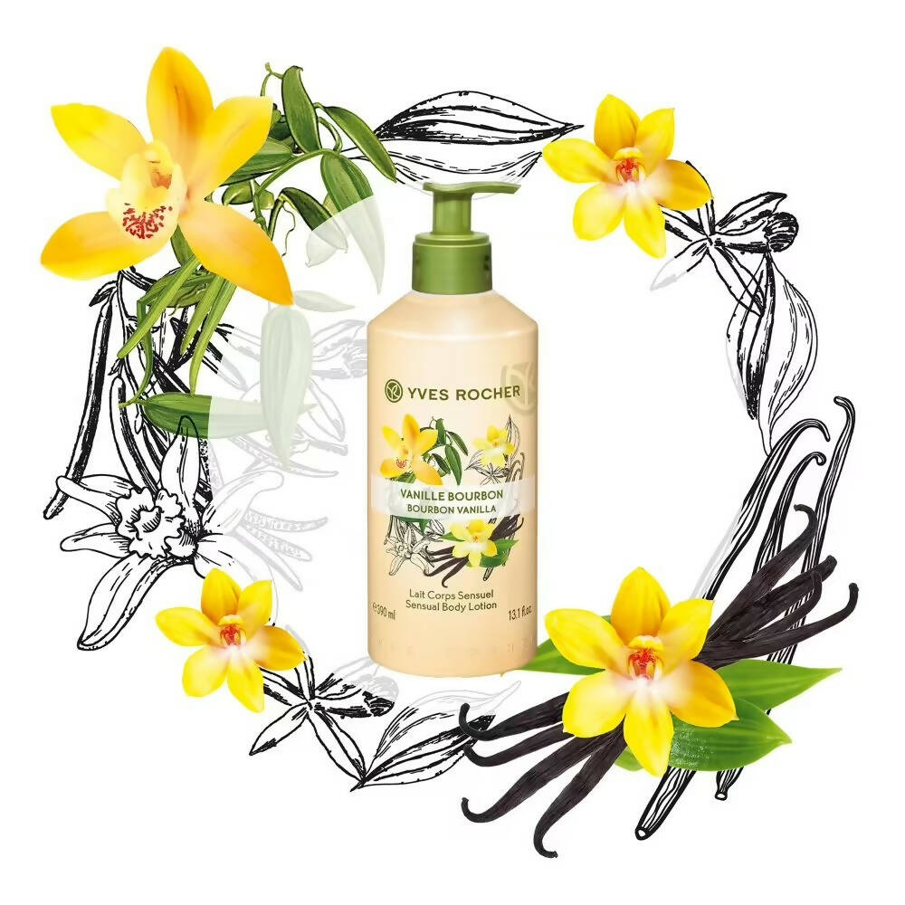 Yves Rocher Sensual Body Lotion - Bourbon Vanilla | Grocsy