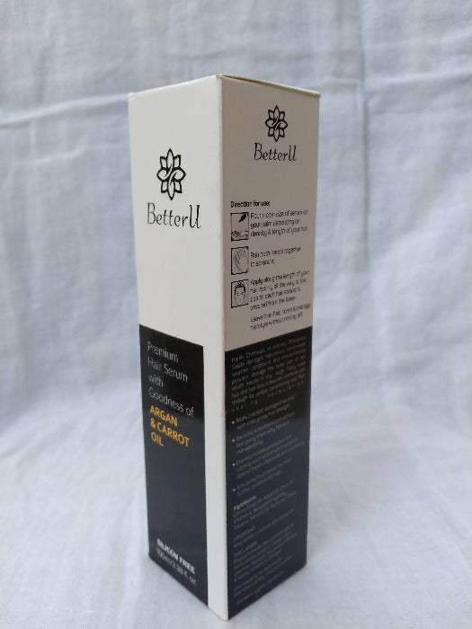 BetterU Premium Hair Serum With Goodness Of Argan & Carrot Oil | Grocsy