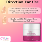Vigini Skin Whitening Lightening Body Polishing Day Night Gel Cream | Grocsy