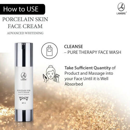 Lambre Porcelain Skin Face Cream Advanced Lightening | Grocsy