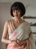 Suta Green Floral Pure Cotton Saree | Grocsy