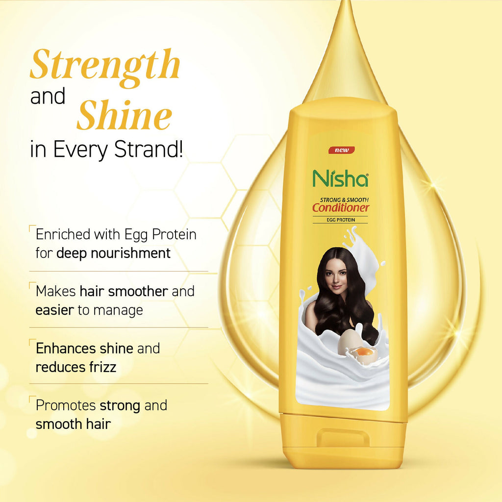Nisha Conditioner For Women & Men - Strong & Smooth | Grocsy
