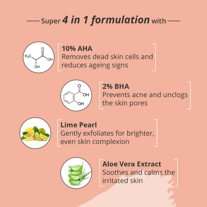 Nirvasa AHA + BHA Exfoliating Serum | Grocsy