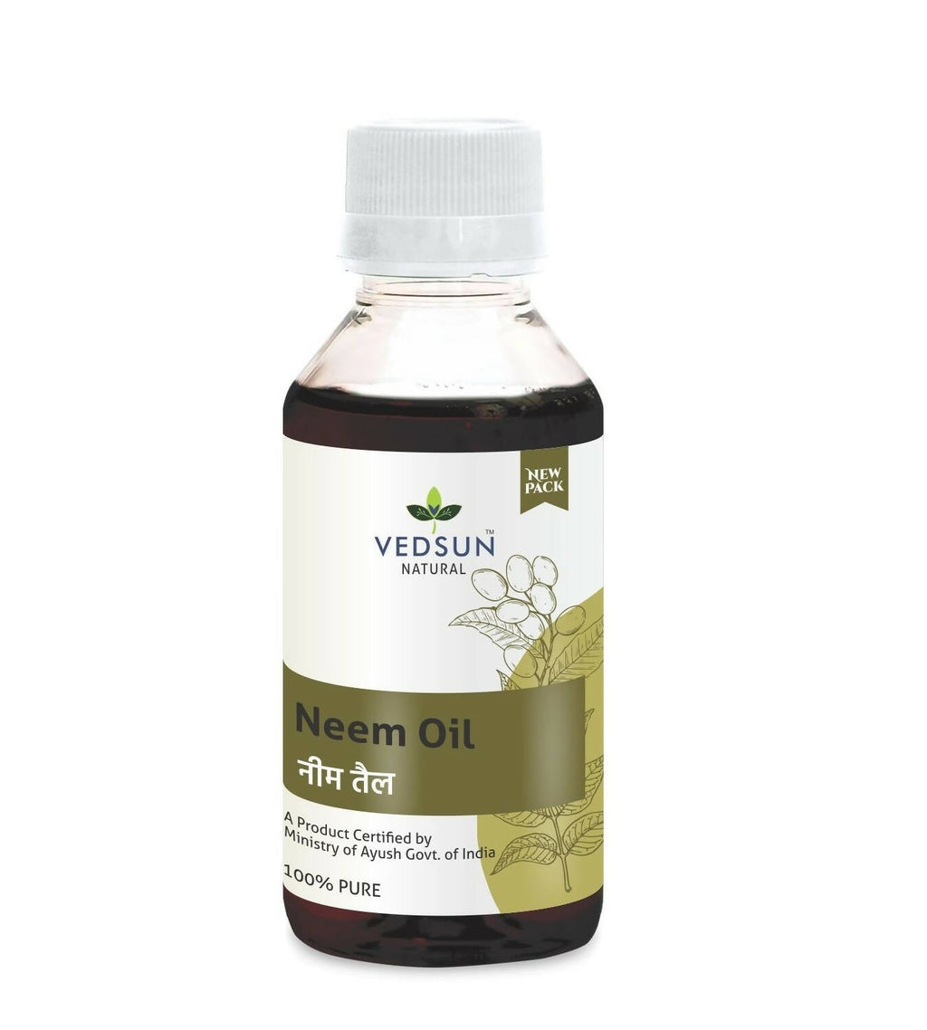 Vedsun Naturals Natural Neem Oil Pure and Organic Massage Oil for Skin & Hair | Grocsy