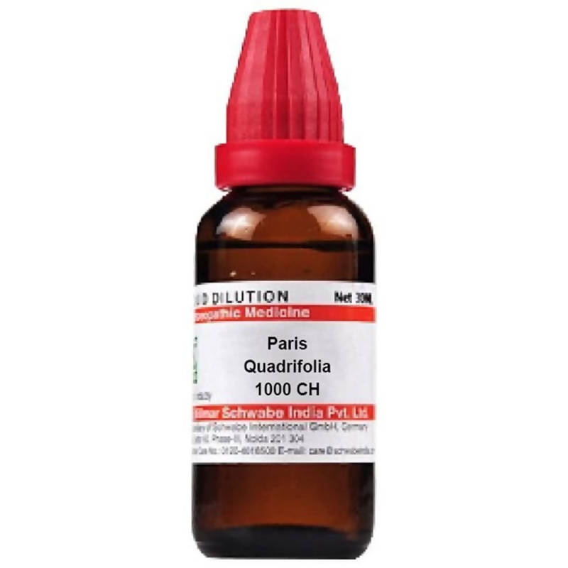 Dr. Willmar Schwabe India Paris Quadrifolia Dilution | Grocsy