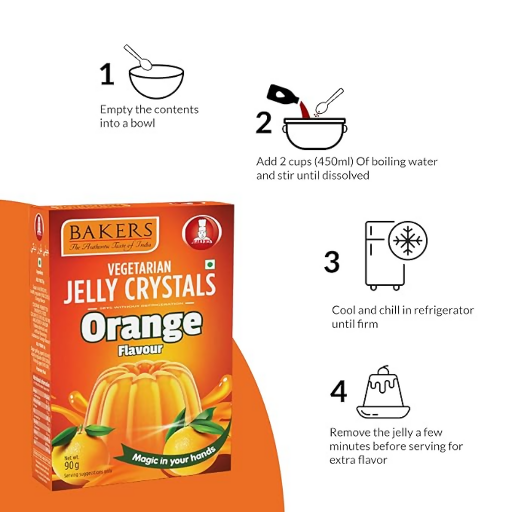 BAKERS Jelly Crystals - Orange | Grocsy