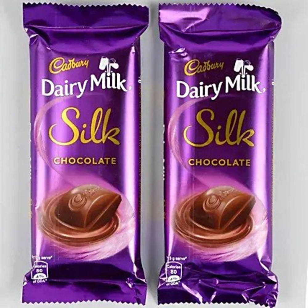 Pearl Lumba Rakhi Set and Dairy Milk Silk | Grocsy