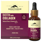 Rasayanam Liquid Biotin & Collagen for Hair Growth | Grocsy