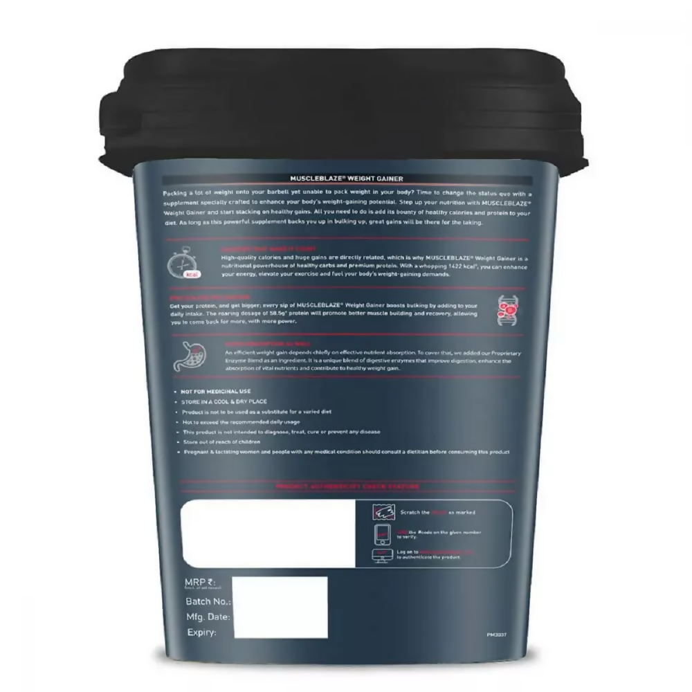 MuscleBlaze Weight Gainer Chocolate | Grocsy