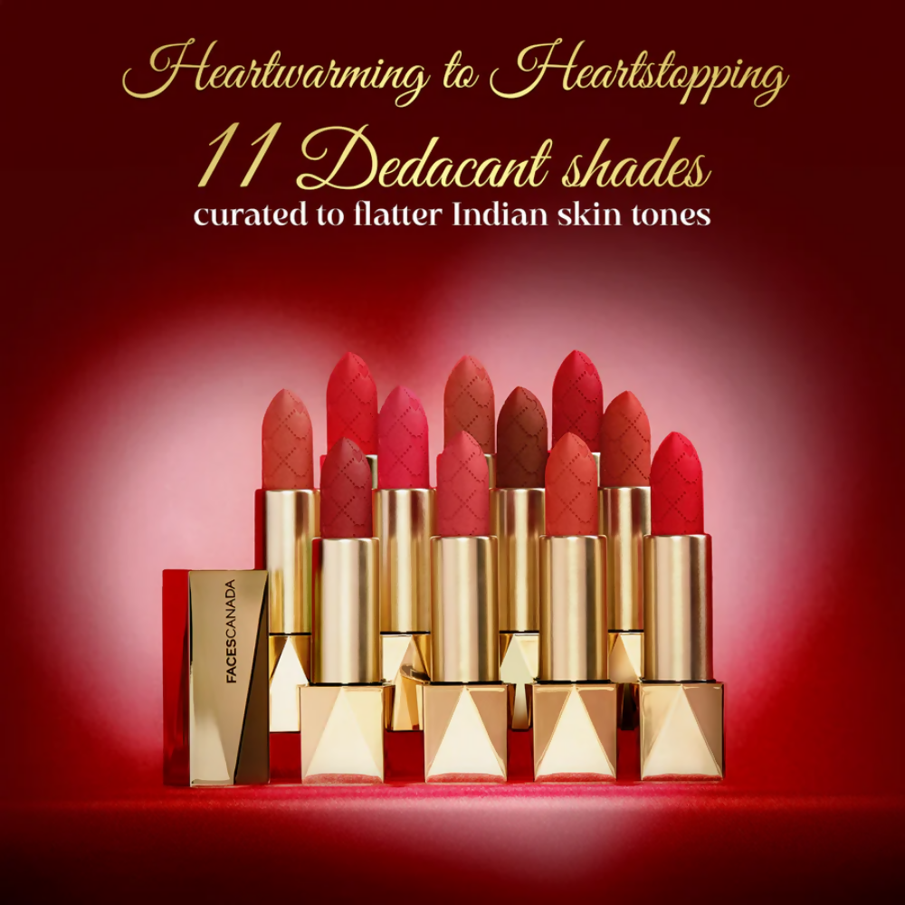 Faces Canada Comfy Silk Obsession Lipstick - Addictive Red 09 | Grocsy