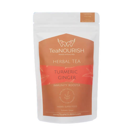 TeaNourish Turmeric Ginger Herbal Tea | Grocsy